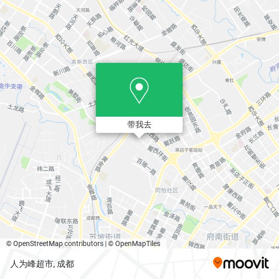 人为峰超市地图