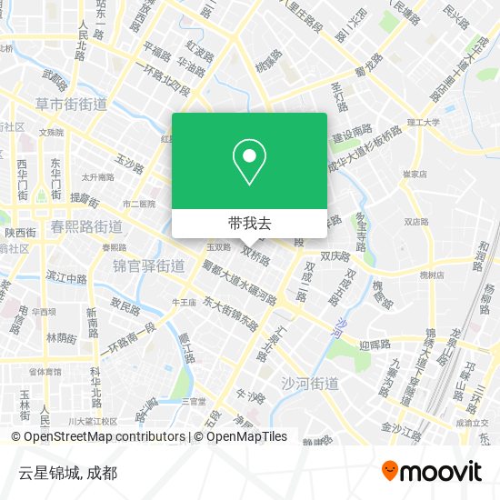 云星锦城地图