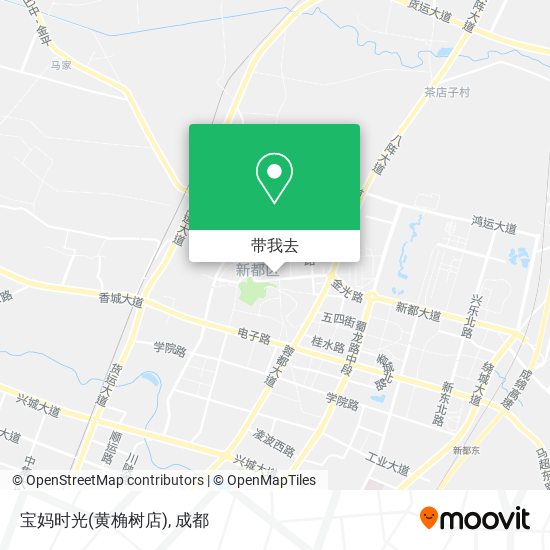 宝妈时光(黄桷树店)地图