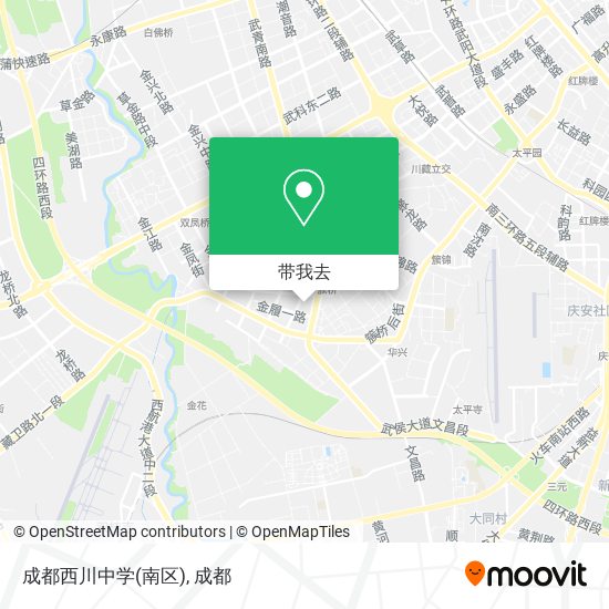 成都西川中学(南区)地图