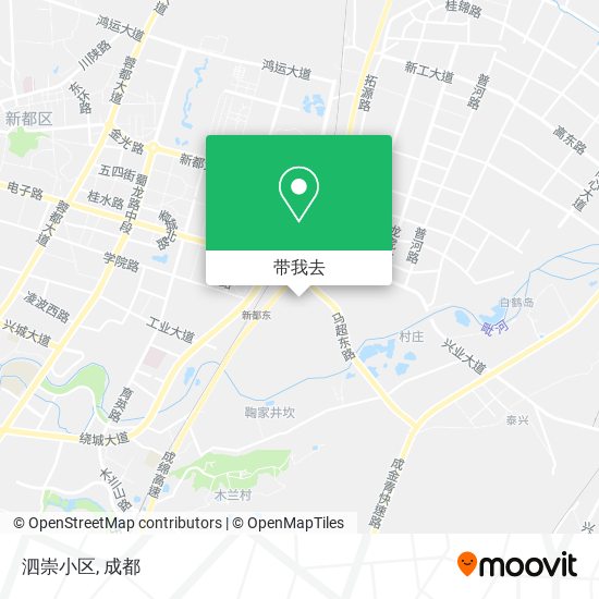 泗崇小区地图