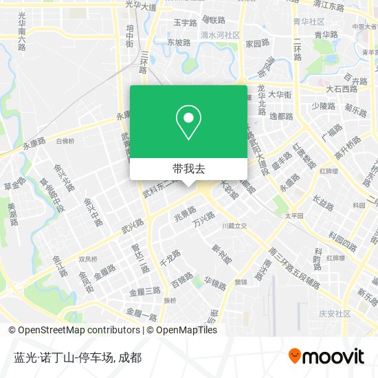 蓝光·诺丁山-停车场地图