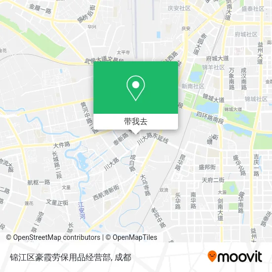 锦江区豪霞劳保用品经营部地图