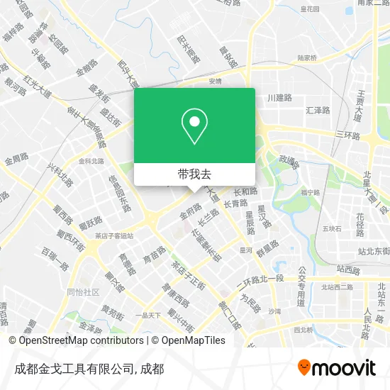 成都金戈工具有限公司地图