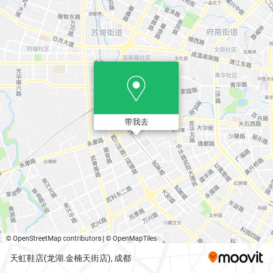 天虹鞋店(龙湖.金楠天街店)地图