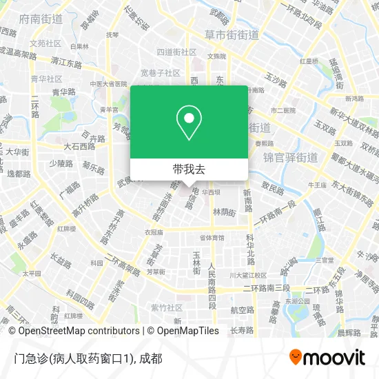 门急诊(病人取药窗口1)地图