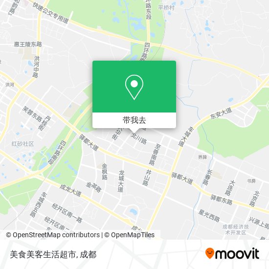 美食美客生活超市地图