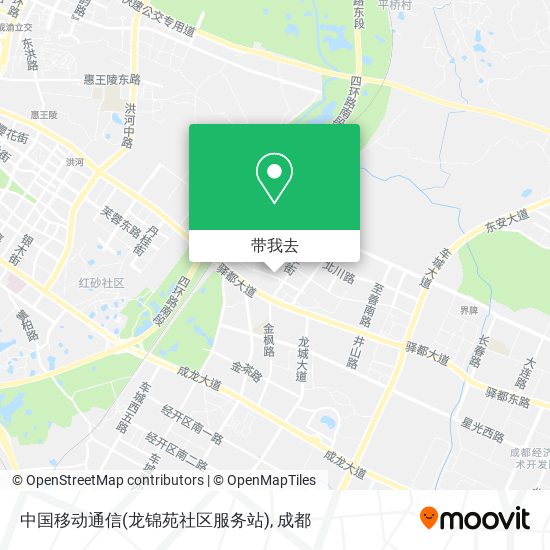 中国移动通信(龙锦苑社区服务站)地图