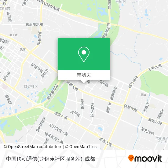 中国移动通信(龙锦苑社区服务站)地图