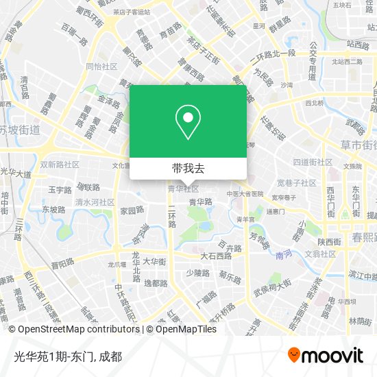 光华苑1期-东门地图