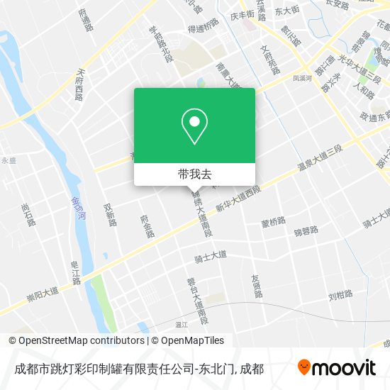 成都市跳灯彩印制罐有限责任公司-东北门地图