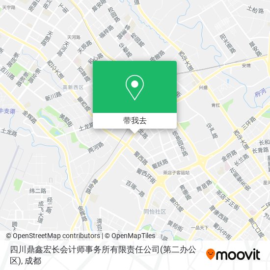 四川鼎鑫宏长会计师事务所有限责任公司(第二办公区)地图