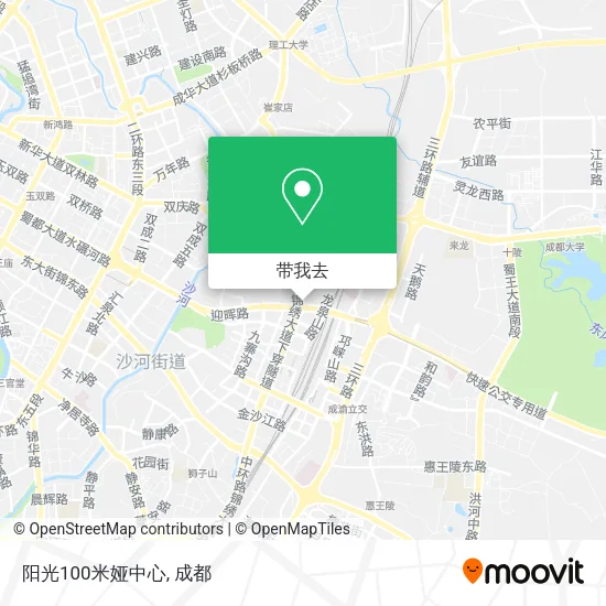 阳光100米娅中心地图