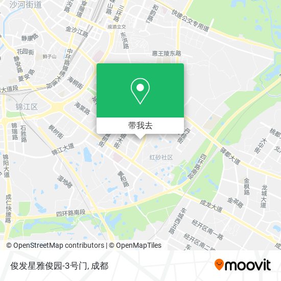 俊发星雅俊园-3号门地图