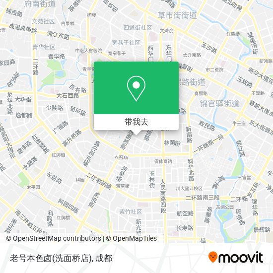 老号本色卤(洗面桥店)地图