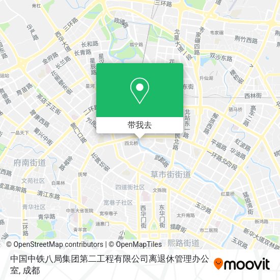 中国中铁八局集团第二工程有限公司离退休管理办公室地图