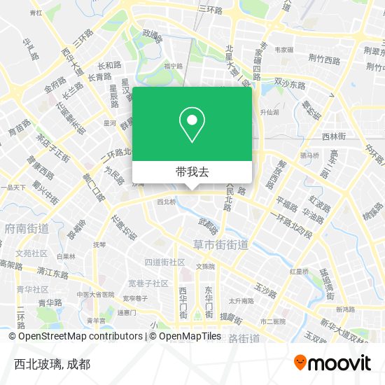 西北玻璃地图