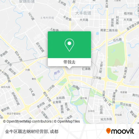 金牛区颖志钢材经营部地图