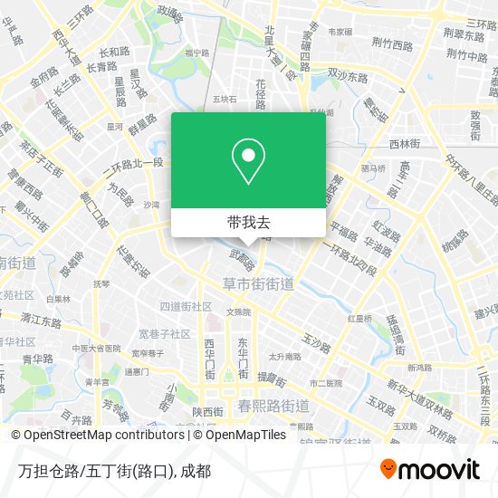 万担仓路/五丁街(路口)地图
