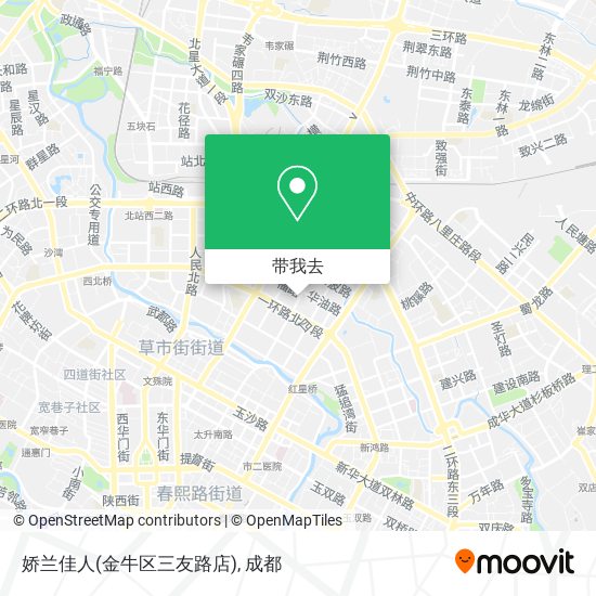 娇兰佳人(金牛区三友路店)地图