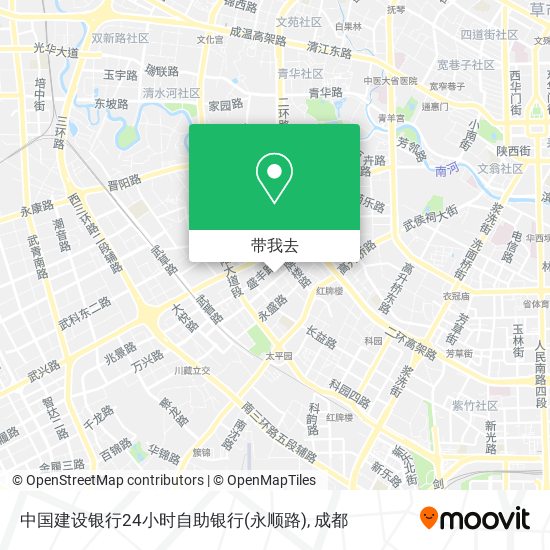 中国建设银行24小时自助银行(永顺路)地图