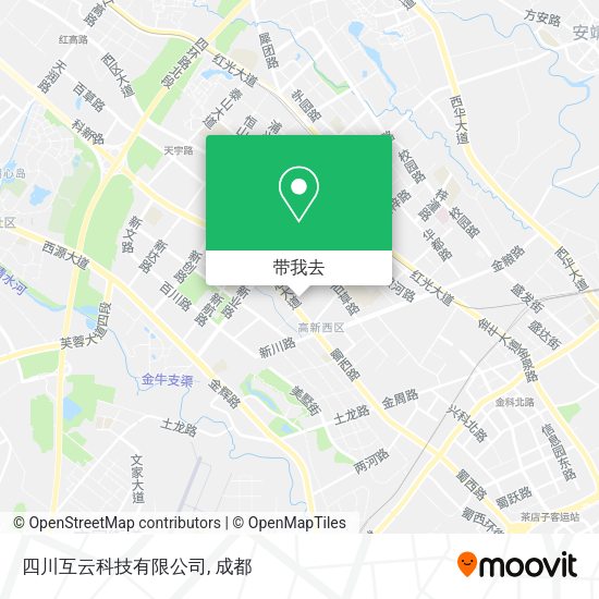 四川互云科技有限公司地图