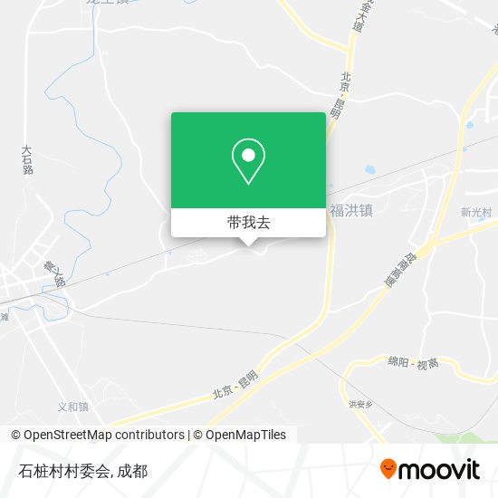 石桩村村委会地图
