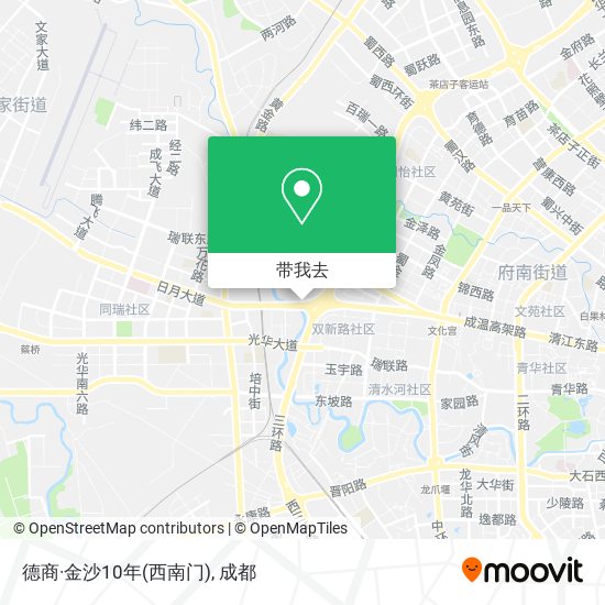 德商·金沙10年(西南门)地图