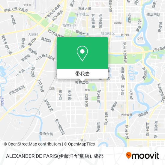 ALEXANDER DE PARIS(伊藤洋华堂店)地图