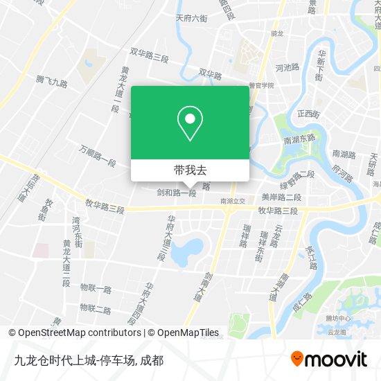 九龙仓时代上城-停车场地图