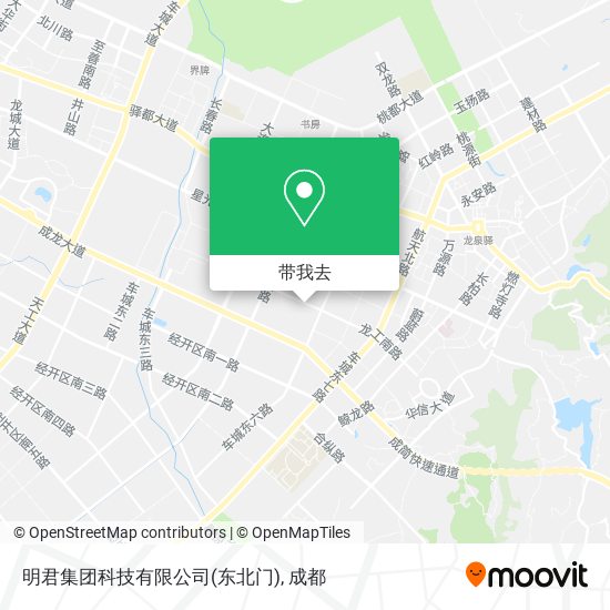 明君集团科技有限公司(东北门)地图