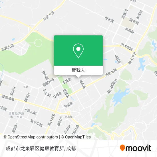 成都市龙泉驿区健康教育所地图