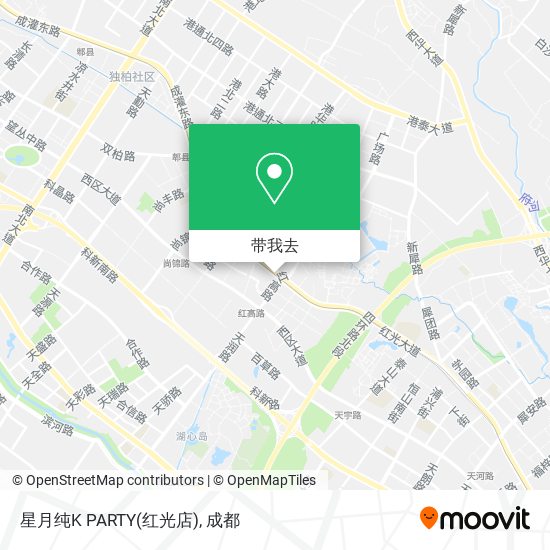 星月纯K PARTY(红光店)地图