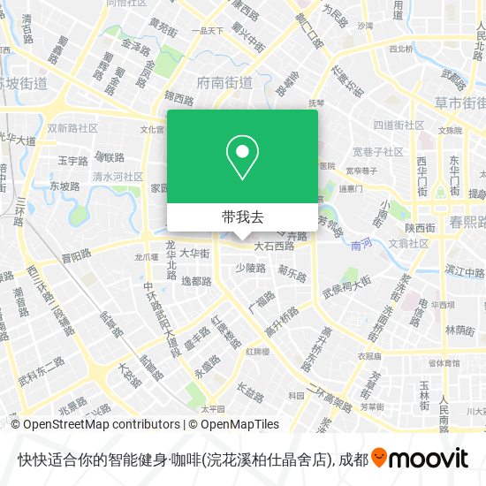 快快适合你的智能健身·咖啡(浣花溪柏仕晶舍店)地图