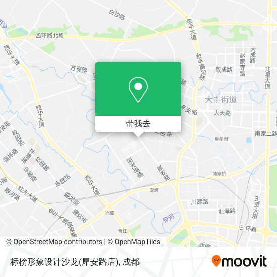 标榜形象设计沙龙(犀安路店)地图