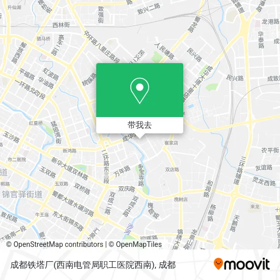 成都铁塔厂(西南电管局职工医院西南)地图