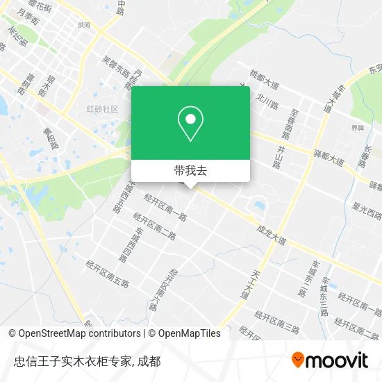 忠信王子实木衣柜专家地图