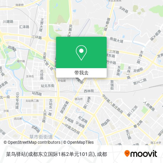 菜鸟驿站(成都东立国际1栋2单元101店)地图