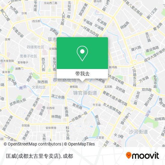 匡威(成都太古里专卖店)地图