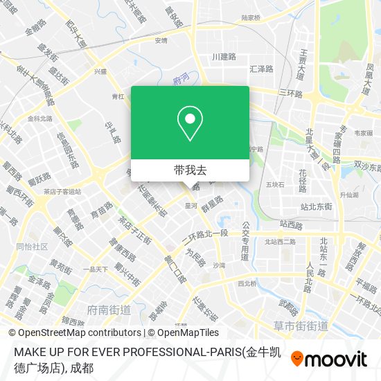 MAKE UP FOR EVER PROFESSIONAL-PARIS(金牛凯德广场店)地图