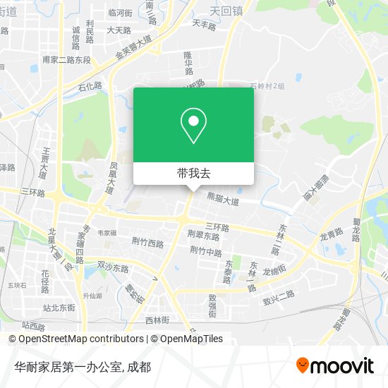 华耐家居第一办公室地图