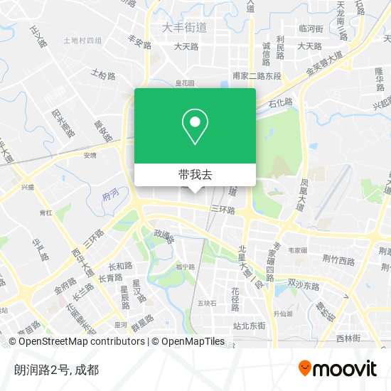 朗润路2号地图