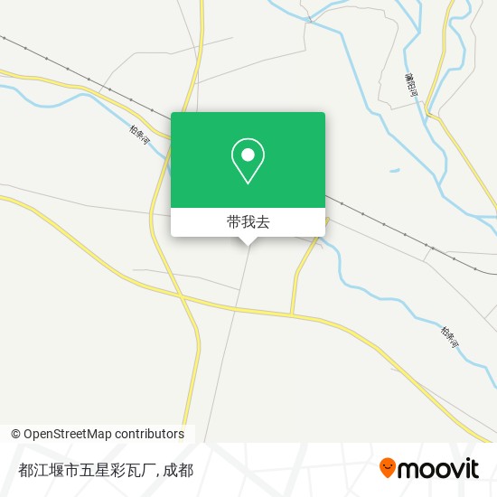 都江堰市五星彩瓦厂地图