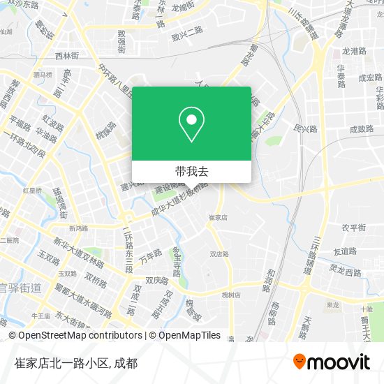 崔家店北一路小区地图