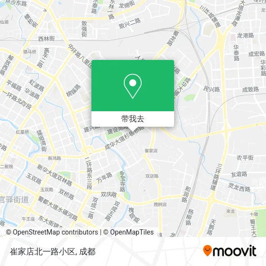 崔家店北一路小区地图