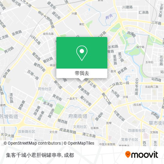 集客千城小君肝铜罐串串地图