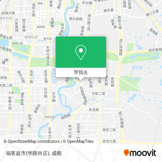 福客超市(华路街店)地图