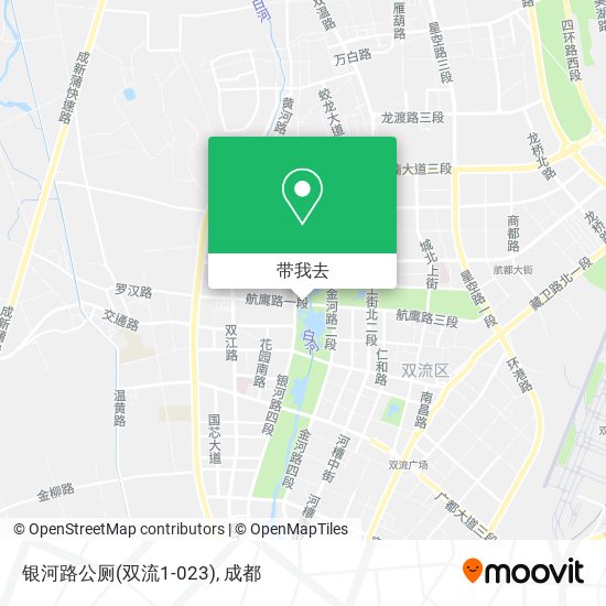 银河路公厕(双流1-023)地图