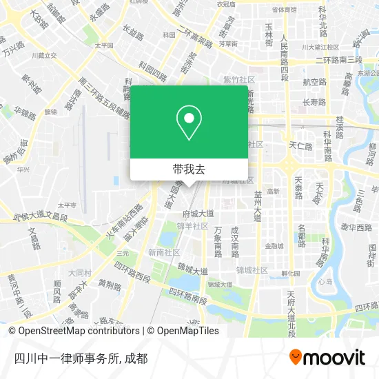 四川中一律师事务所地图