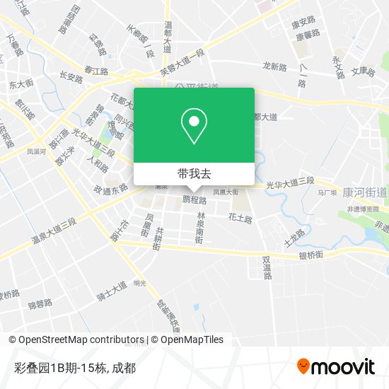 彩叠园1B期-15栋地图